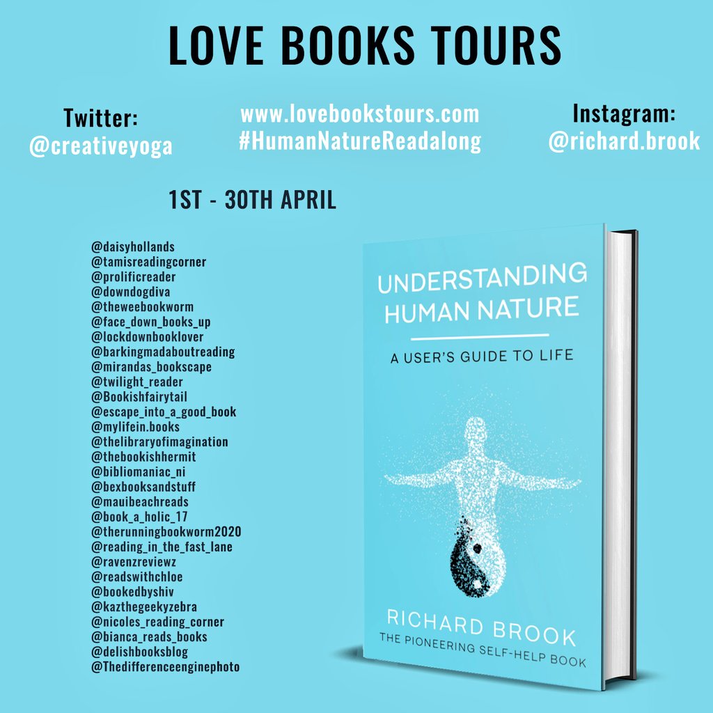mazsbookscape's tweet image. Today is the start of the #readalong of #UnderstandingHumanNature by @CreativeYoga 😊 questions will be posted and answered throughout the month! Thank you! @Lovebookstours #BookTwitter #BookLover #BookWorm #HumanNatureReadalong