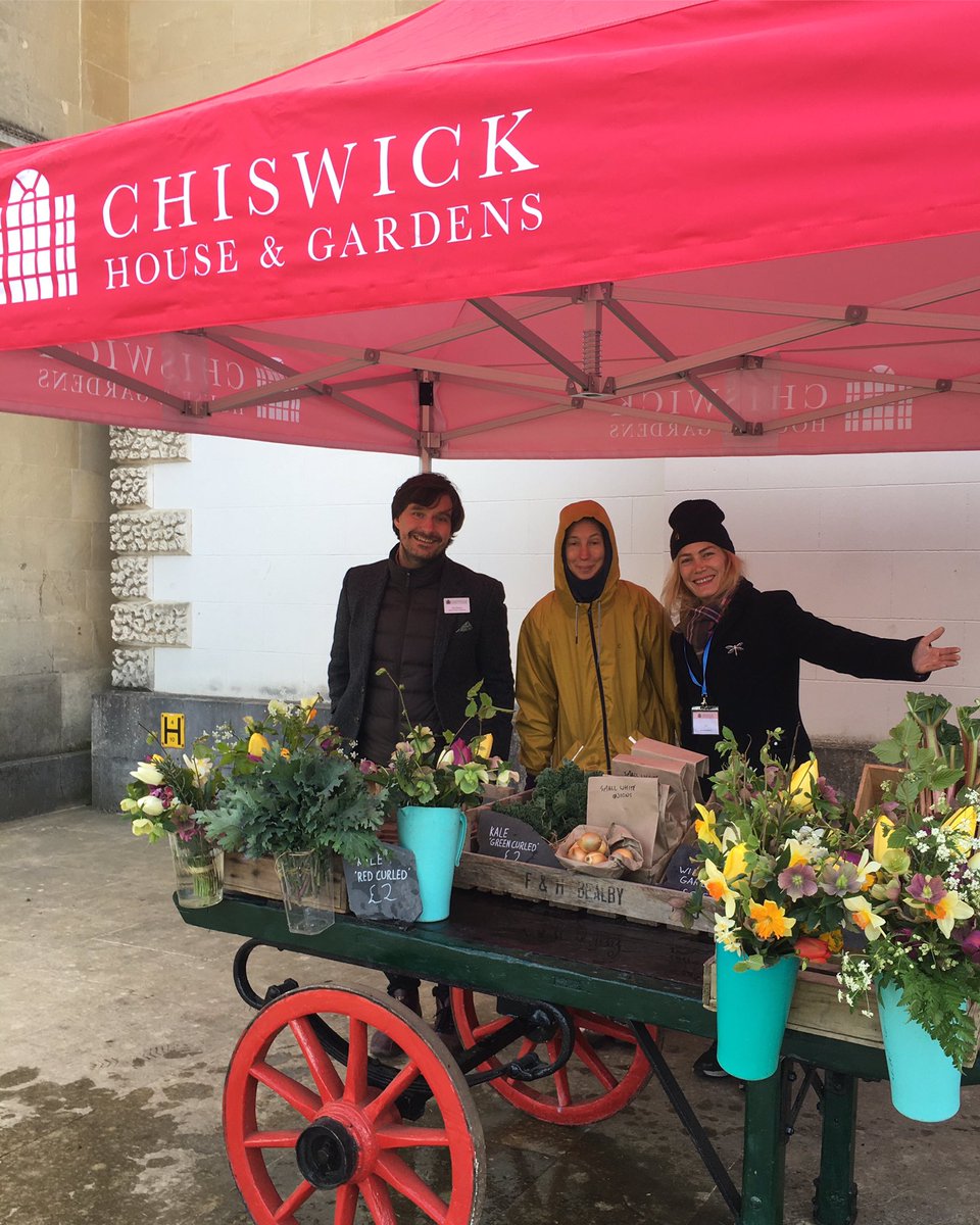 We are open! Chiswick House + our fabulous Kitchen Garden. Thursday to Saturday 10 to 4pm