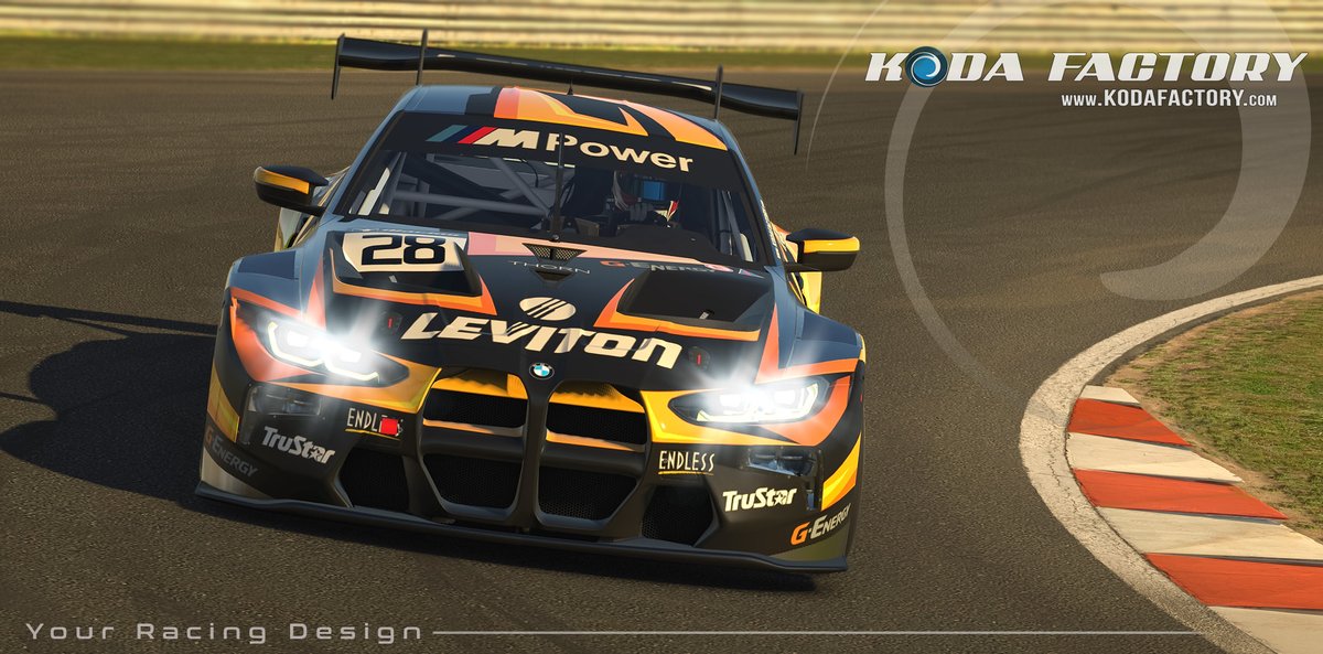 One of the 100+ currently available skins on Patreon: patreon.com/kodafactory #iRacing #rFactor2 #kodafactory #kodasimracingdesign