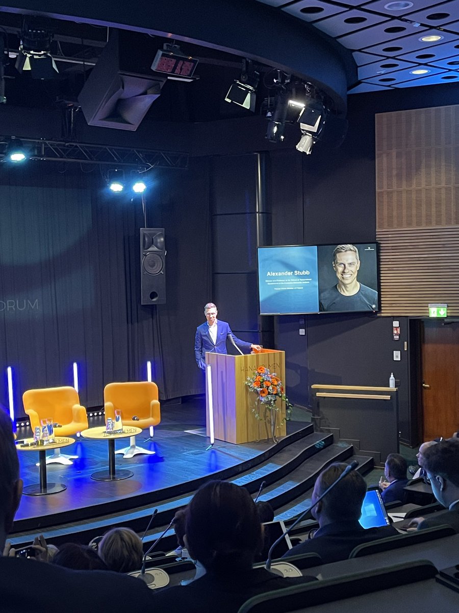 Alexander Stubb

We create constructs that weren’t there, finding the reasoning behind a sequence of situations in the past. 

We underestimate the future. 

We can’t make a plan.  

➡️ Move forward in an agile way: act, sense, respond - in quick small steps ♻️ 

#fforum