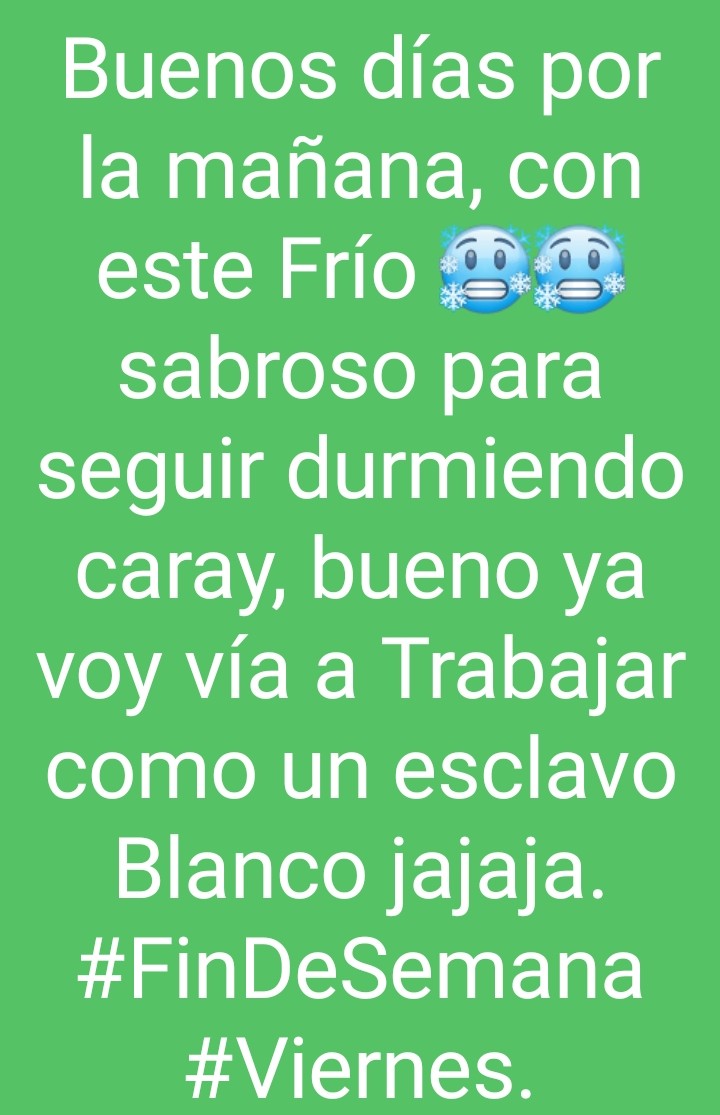 djdavid_'s tweet photo. Buenos días, feliz Viernes 1 de Abril el mejor mes del Año. https://t.co/ZHxhHqHYql