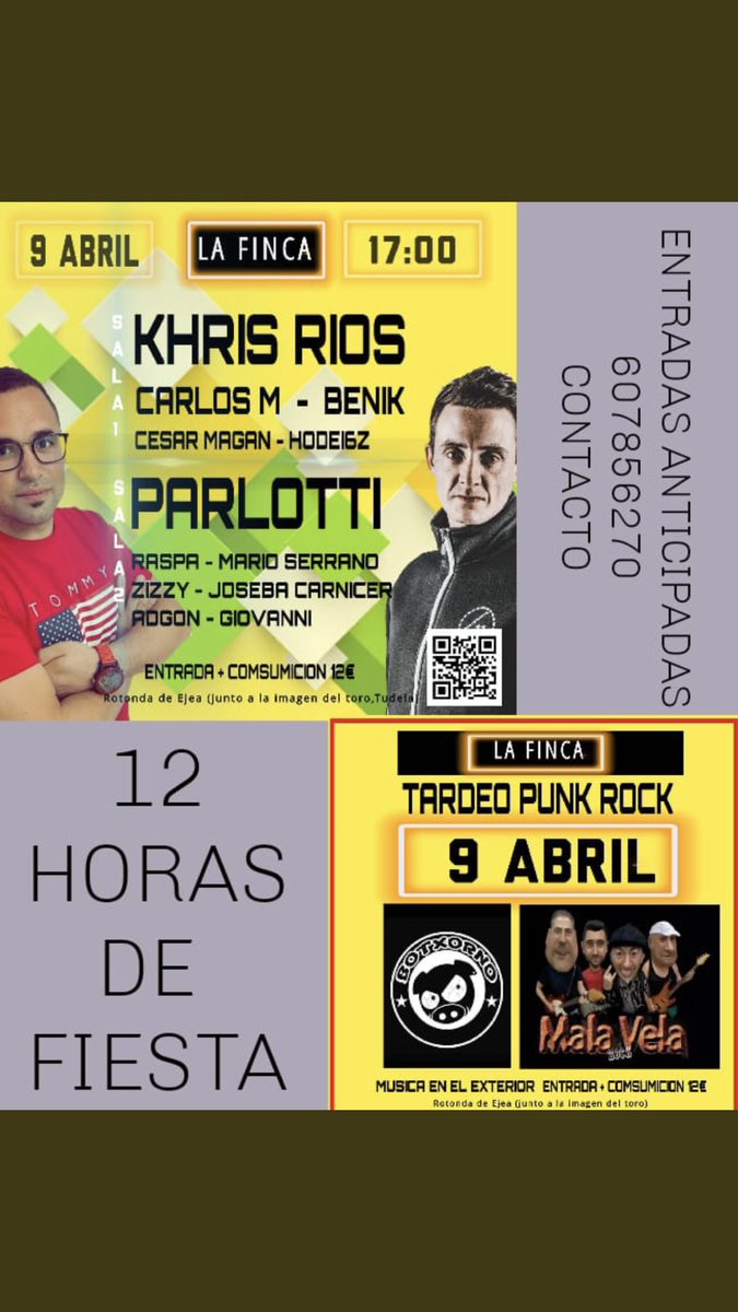 Aupa malaveler@s! Volvemos a las andadas y que mejor que participando en este fieston de La Finca de Tudela. Nos vemos???