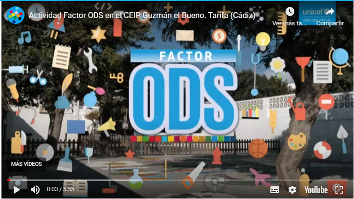 UNICEFAndalucia's tweet photo. El alumnado del CEIP Guzmán el Bueno de #Tarifa (Cádiz) diseña las profesiones del futuro. Un trabajo realizado dentro de la actividad #FactorODS de @unicef_es y que les ha valido un nuevo reconocimiento en este reportaje de la @rtvtarifa 
¡Enhorabuena! 
https://t.co/wO5MxpR1Kd https://t.co/0O9crRyFic