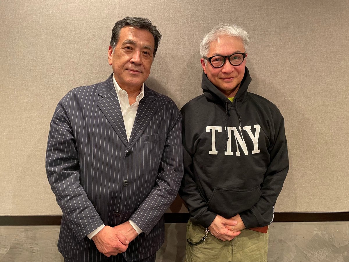 MAADSPIN's tweet photo. 【 #シェアラジオ 】3月29日(火)27:00-29:00OA
#jwave『J-WAVE TOKYO M.A.A.D SPIN』
@kantakagi × #TABLEBEET #佐藤俊博 さん対談前編✨
新宿の #ツバキハウス や芝浦の伝説のクラブ #GOLD
#丸の内ハウス についてまで!🎙
来週火曜日まで必聴です♪ #tokyo #MAADSPIN
→ https://t.co/zLCLPNgOzM https://t.co/ZgfV0rWI6X