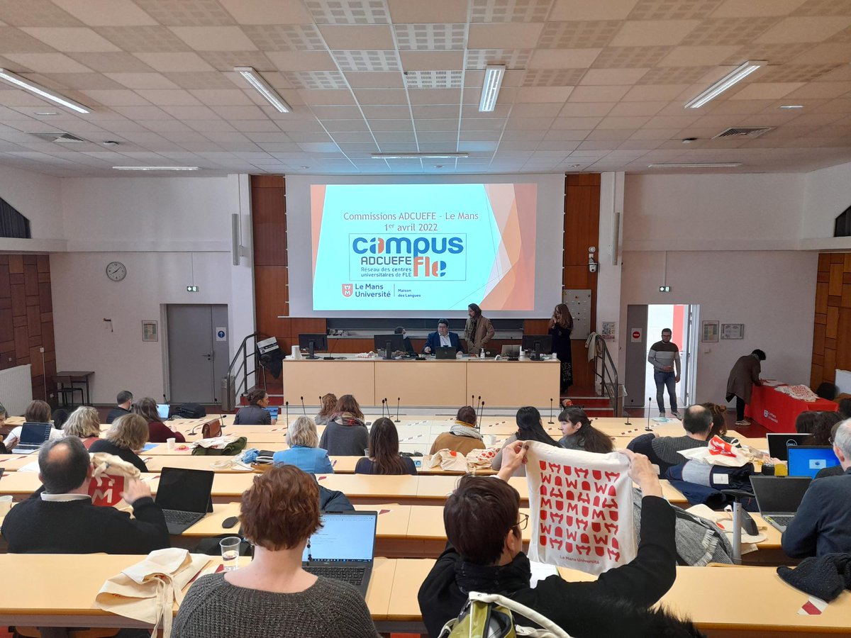 LeMansUniv's tweet photo. [#Commission]
🗓 Aujourd'hui, de 8h30 à 16h, Le Mans Université via la Maison des langues - Le Mans Université a l'honneur d'accueillir la commission Campus FLE-ADCUEFE.
Retrouvez le programme de la journée 👉https://t.co/5B6pzdC5HZ https://t.co/HvJukL50pt