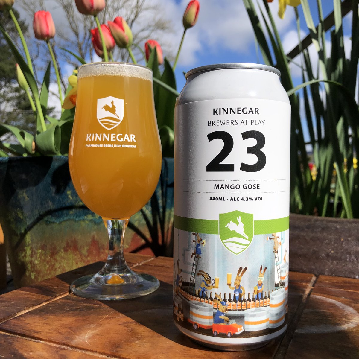 KinnegarBrewing's tweet photo. A beer made for Spring!
No. 23 is a refreshingly tart Mango Gose. Perfect to sip on as the late evening sunsets disappear.
#Spring #Donegal #DonegalBeer #FollowtheHops
#IrishBeer #Kinnegar #KinnegarBeer #K2 https://t.co/5KLAm99lT3