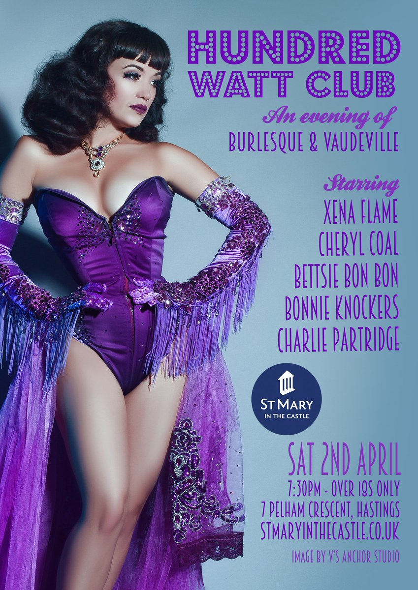 THIS SATURDAY #HASTINGS!  🏖

SoooOOOoO excited to return to <a href="/MaryintheCastle/">St Mary inthe Castle</a> tomorrow 😍 online tickets will be on sale until 10am Saturday morning at £16.50. After that they will be £20 on the door (cash only). 

🎟 outsavvy.com/event/7408/hun…