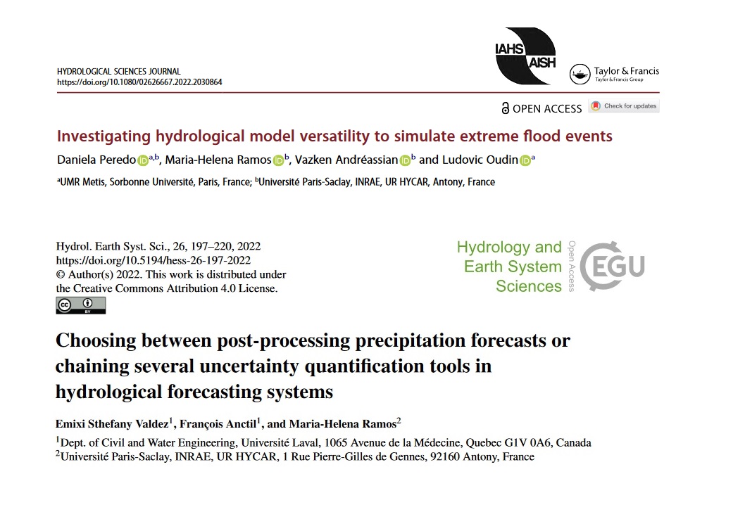 INRAE_HYCAR's tweet image. Our HYDRO team @INRAE_France highlights two open access papers in #hydrologicalmodeling and #hydrologicalforecasting already published in 2022. Check them out!👇
doi.org/10.1080/026266…
hess.copernicus.org/articles/26/19…
(ceci n'est pas un poisson d'avril... 😁)
