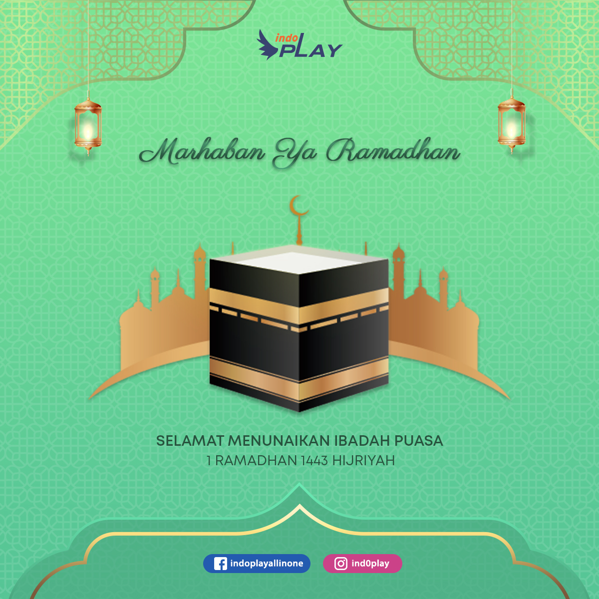 ind0PLAY's tweet photo. Tim Indoplay mengucapkan Selamat Menunaikan Ibadah Puasa bagi semua Indoplayer yang menjalankan. 

Semoga kita selalu diberi kelancaran dalam beribadah puasa selama satu bulan penuh lamanya 🙏 #Ramadan https://t.co/opDksAwiwW