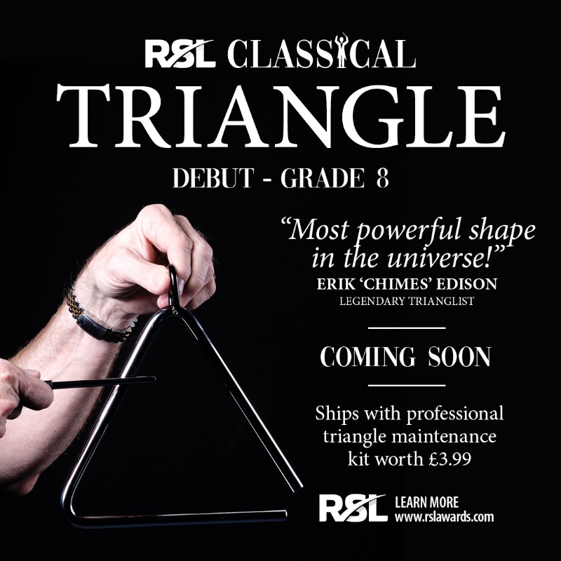 RSLAwards's tweet photo. Timbre, articulation and resonance… three elements needed to reach triangle enlightenment! If becoming a triangle virtuoso strikes a chord with your musical aspirations then keep your eyes peeled for RSL Classical Triangle. 👀 https://t.co/4X7GPC7jNM