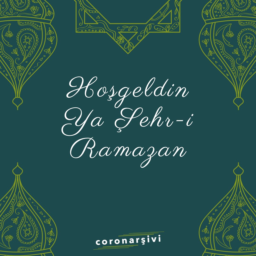 coronarsivi's tweet photo. Hayırlı Ramazanlar🌙
Yine Corona Dönemi ve Yeniden Ramazan. Bakalım kısıtlamalarsız bi dönem mi olucak? Hadi bu dönemde yaşayacaklarını sen de https://t.co/cMzqodGuMX sayfasında paylaş💚

#HayırlıRamazanlar #Ramazan #Ramadan2022 https://t.co/1oKeB6pjbO