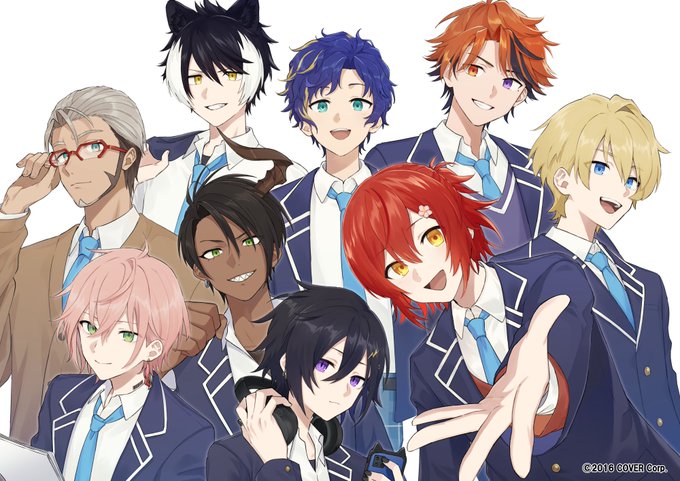 【お仕事告知】
ホロスターズ エイプリルフール企画「ときめき☆ホロスタ学園」のイラストを描かせていただきました!🌟 
