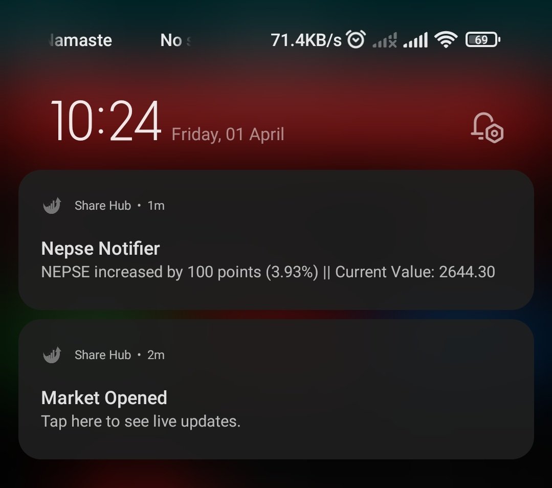 mypseudospace's tweet photo. April Fool handira sharehub le 😆 #NEPSE https://t.co/f93pq8nIoj