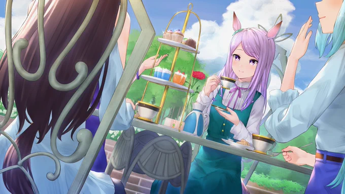 メジロのお茶会 