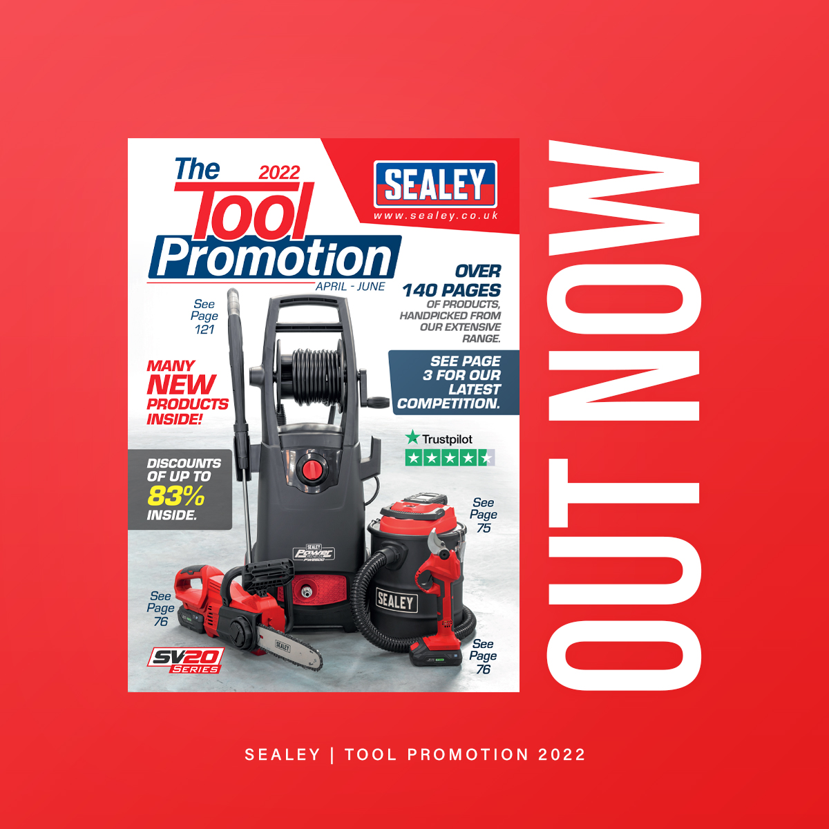 Sealeytools's tweet photo. Out NOW! The second edition of our expansive Tool Promotion.
https://t.co/KCD9jxMv4M
This promotion sees the launch of over 55 new products, discounts up to 83% off list price and is valid from 1st April to 30th June 2022.

#Sealey #SealeyTools #ToolPromotion #OnTheTools #UKTools https://t.co/HPkdD5Y4Hf