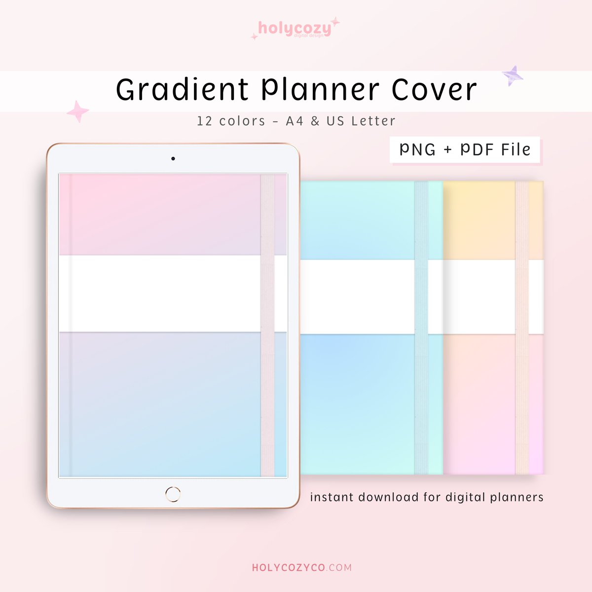 holycozyco's tweet photo. ๐ฆโจ Gradient Digital Planner Cover, Goodnotes Covers, Notebook Covers
#digitalplanner
#plannercover
#ipadplanner
#goodnotes
#PlanWithMe
๐ https://t.co/6XXTx06wDr https://t.co/yB2l4NVQSx
