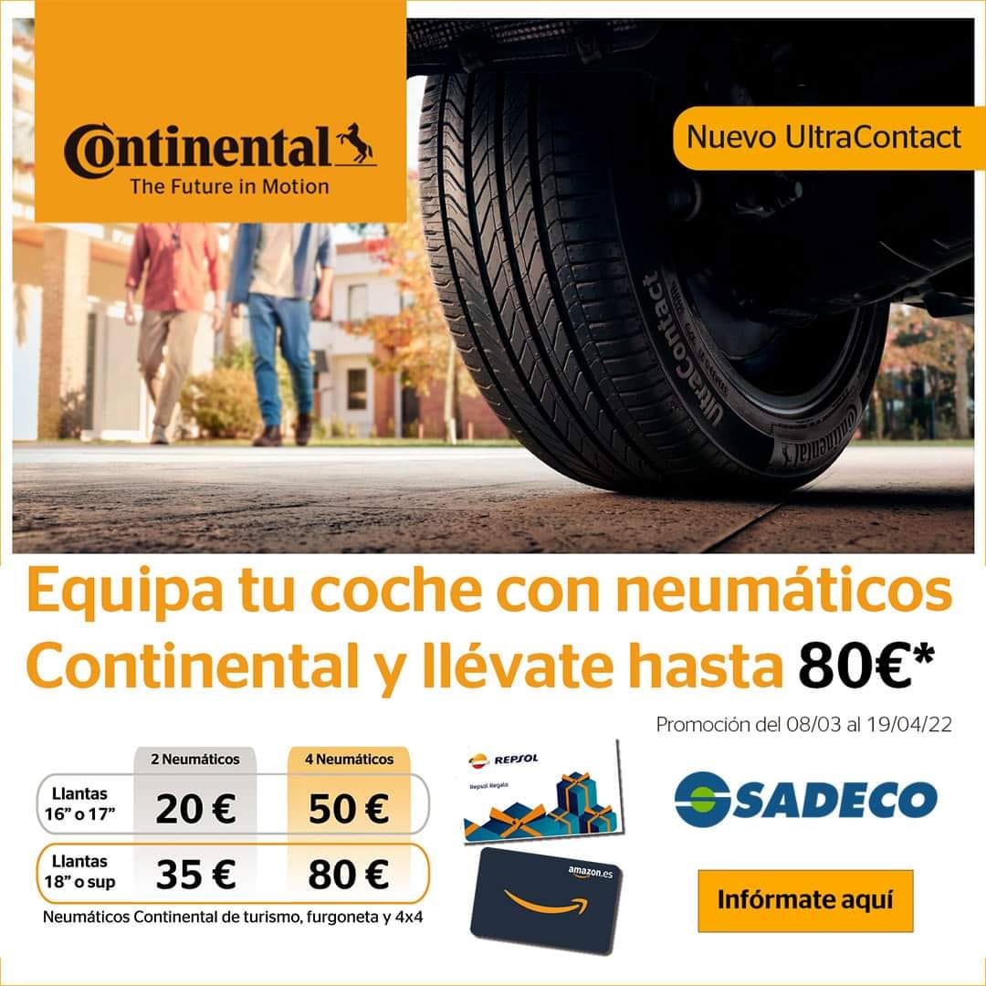 SadecoCoslada's tweet photo. 📢 🟢 ¡¡Promoción hasta el 𝟏𝟗 𝐚𝐛𝐫𝐢𝐥 𝟐𝟎𝟐𝟐! Si vas a comprar neumáticos Continental... Hasta 80 € canjeables en REPSOL y https://t.co/46avOyAY76 

#Coche #Neumáticos #Sadeco #Coslada #Vicalvaro #Ruedas #Campezo #CambioRuedas #taller  #oferta #revision #Continental https://t.co/tiNLxjk1y2