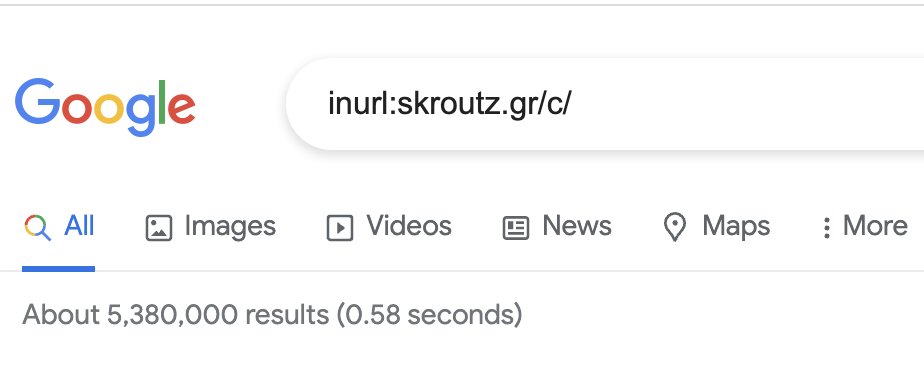 SkroutzSEO's tweet photo. Quick #SEO Tip: Do you quickly want to know the number of indexed URLs of a specific section/subfolder on your site? 

The inurl: operator lets you search for queries found in the URL, so you can easily google
🔎 inurl:domain/subfolder

#SEOTips https://t.co/7osMkyD83X
