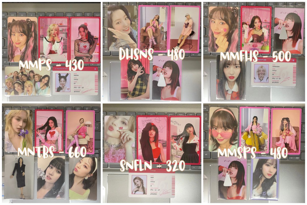 twiceoutlet's tweet photo. ˗ˋˏ°• #TwiceOutletOnSale •°ˎˊ˗

° onhand ready to ship
° 'mine + code + payo/3 day
° prices on pic already

🔖 wts lfb twice pc ph photocard momo formula of love fol specs bratz jeongyeon nayeon sana jihyo mina dahyun chaeyoung tzuyu pob full of love yes or yes yoy thin border https://t.co/QsY7hni18B
