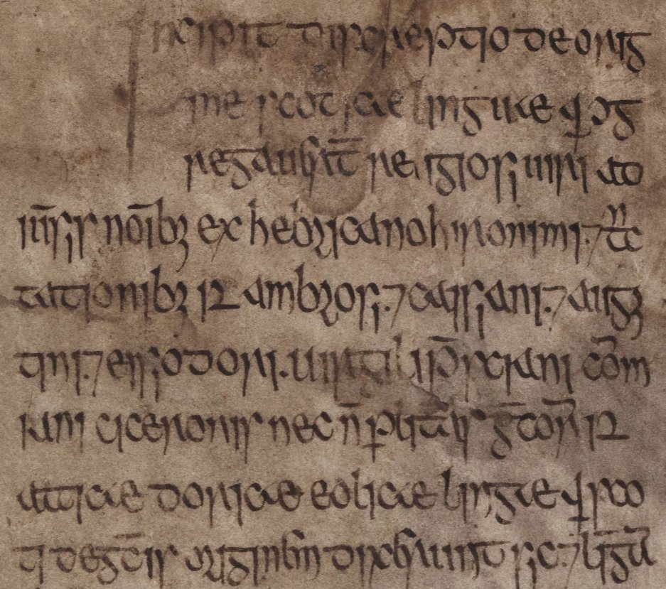 CLIC_ERC's tweet photo. When O'Mulconry's Glossary (c. 700 A.D.) describes the origins of Irish, it claims to base its account on patristic and classical authors, but also on Greek writings in Attic, Doric and Aeolic 'because the Irish derive their origin from the Greeks, and thus too their language' https://t.co/NtKjiTkfv5