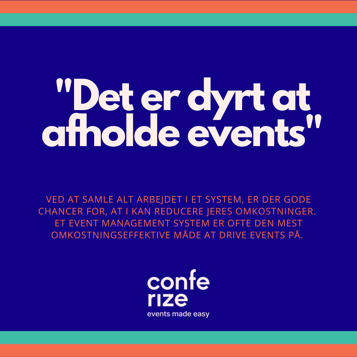 Conferize tweet media