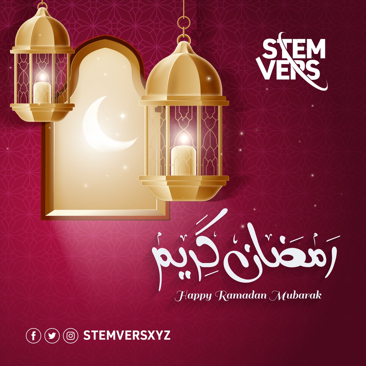 stemversxyz's tweet photo. Wishing all who celebrate, Ramadan Kareem! May you be blessed with health, happiness, and prosperity! 

#STEMVERS #Ramadan2022 #RamadanMubarak https://t.co/hJsMebqCsZ