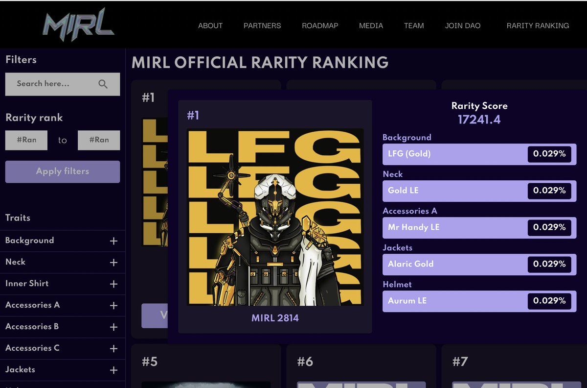 mirlnft's tweet photo. How badly do you want #MIRLClub rarity site to be live? 😉😋

Like, RT and show us whatchu got 👀

*Not April Fools https://t.co/BHClytLQbd