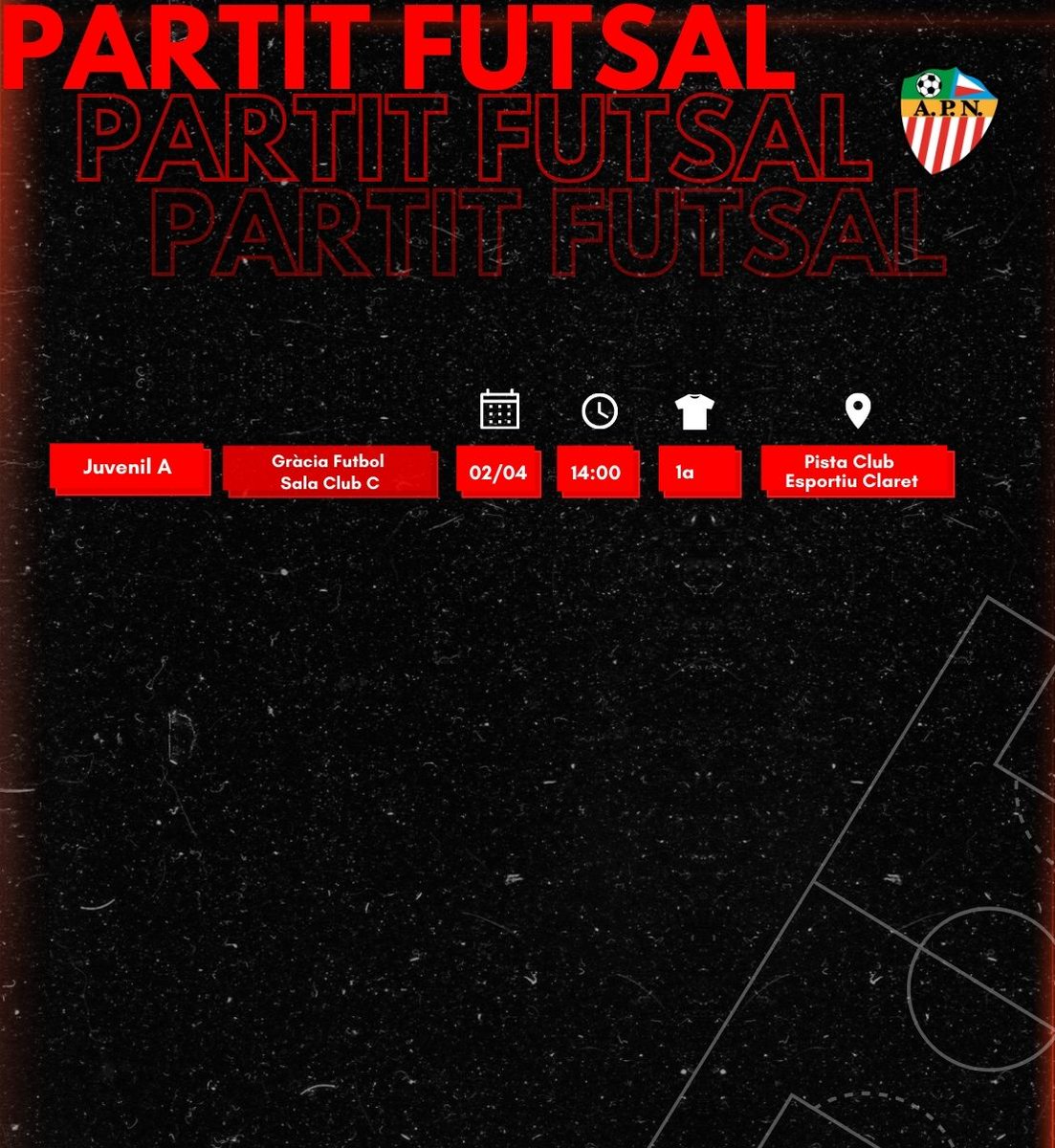 Ja tenim aquí els nous partits!! ⚽⚽⚽ #atleticpoblenou #femfutbolfembarri #poblenou #futbol7 #futbolpoblenou #futbol11 #futsal #fcf