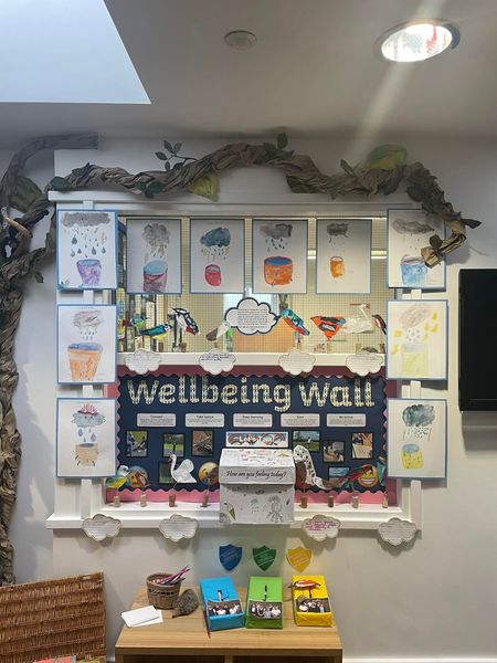 Yanwath Primary School took inspiration from Every Life Matters! Asking the children to create their own stress buckets they were able to create this fantastic Wellbeing Wall and think about their daily stressors. What would you put in yours? 💜💚🧡