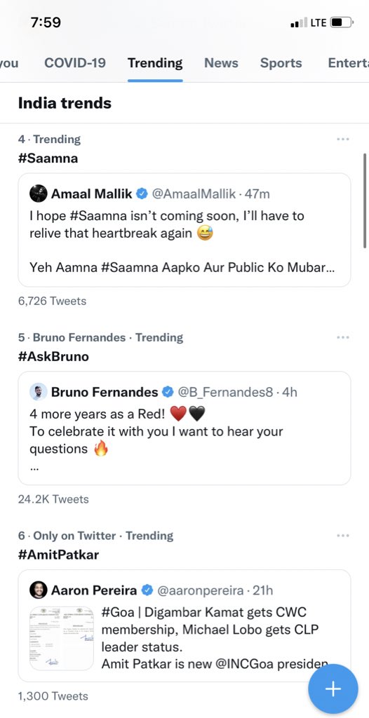 ShivaniPatel23's tweet photo. #Saamna trending at #4
@AkasaSing @purevayu https://t.co/zAIHNSvS7B