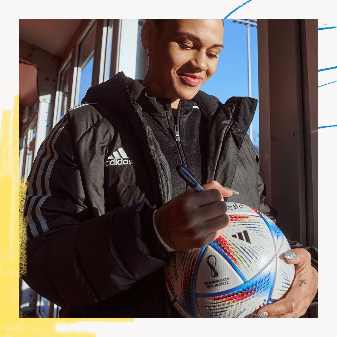 trinity_rodman's tweet image. IT’S HERE! Al Rihla, the official match ball of the @FIFAWorldCup reflects on the journey every player and team take to such a big tournament. Want to win one signed by me? During adiClub Members Week, you can! Click the link in my bio to enter. Good luck! #createdwithadidas