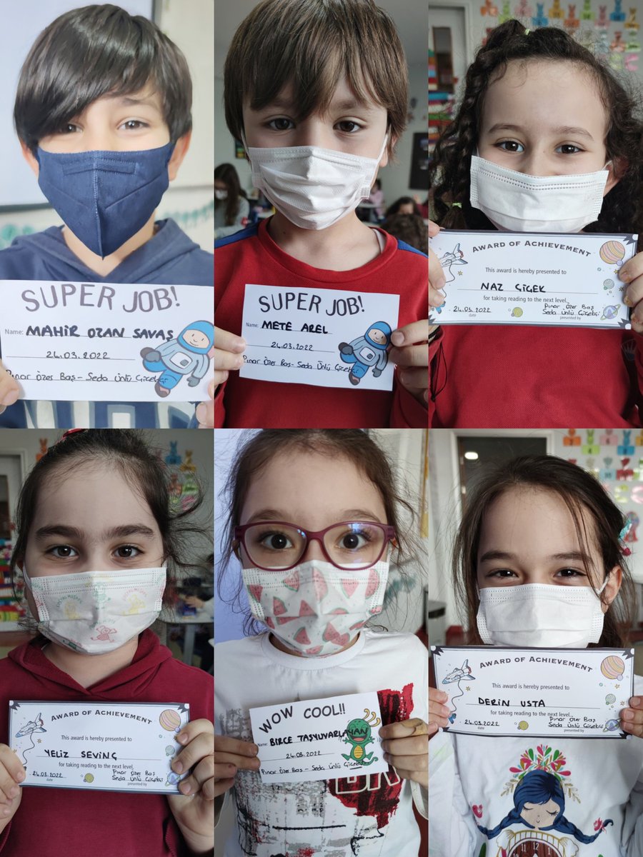 Here are our 1st grade students for their outstanding achievements in reading books via Raz Plus digital platform. We proudly present this month's bookworms. 😊📘🤩📙🐛👏🏻🏅📚 Congratulations!! 
<a href="/omerfarukozer/">ömer faruk özer</a> <a href="/aynurbalkan22/">Aynur BALKAN</a>