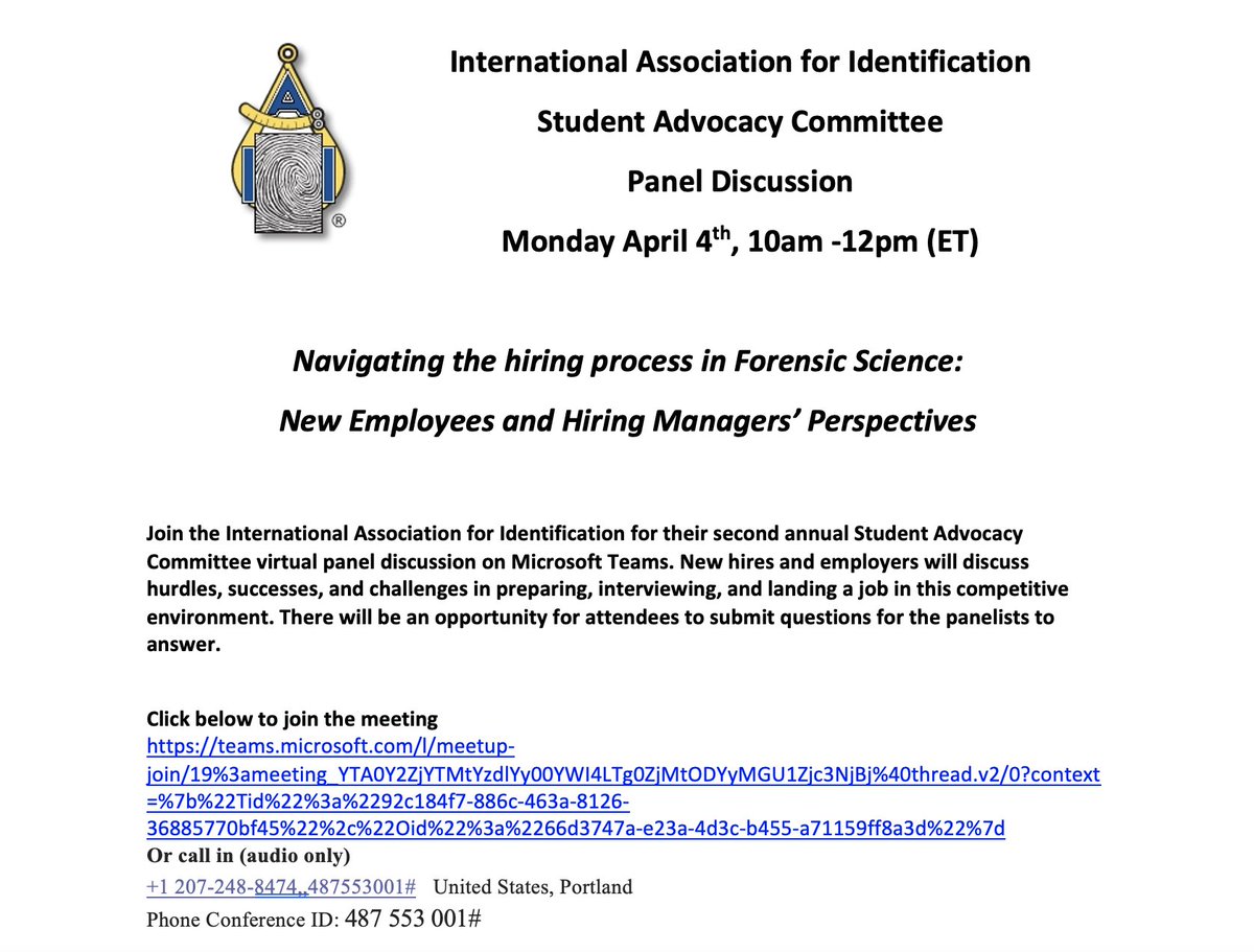 GWU Forensic Sciences tweet media