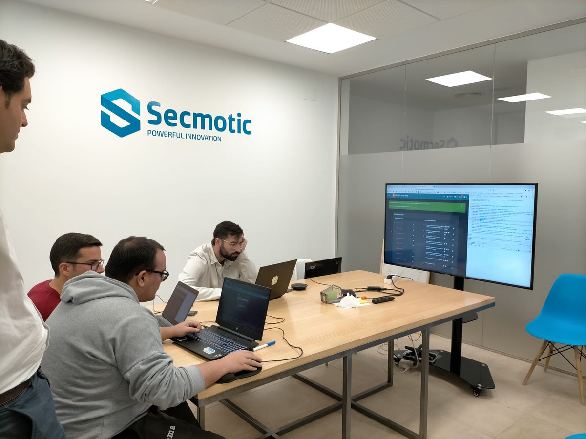 secmotic's tweet photo. Nueva entrega del #TalksAndBeers.
Hoy hemos preparado un Capture The Flag (CTF). Una competición por equipos para poner a prueba las habilidades del equipo en materia de hacking.
¡Enhorabuena a los ganadores, a los organizadores y a todos los participantes! https://t.co/MMizAsdSXd