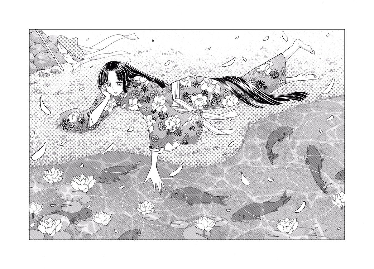 jPWSGI4SWFREbXA's tweet photo. @WEP4rgGgH4wqra4 
#オエカキ倶楽部 
お題:植物
最近描いたイラスト。とりあえずお花いっぱいにしておきました。
鯉が好きですね。生まれ変わったら鯉になりたいくらいです。
#イラスト https://t.co/GfKFLh2QLw