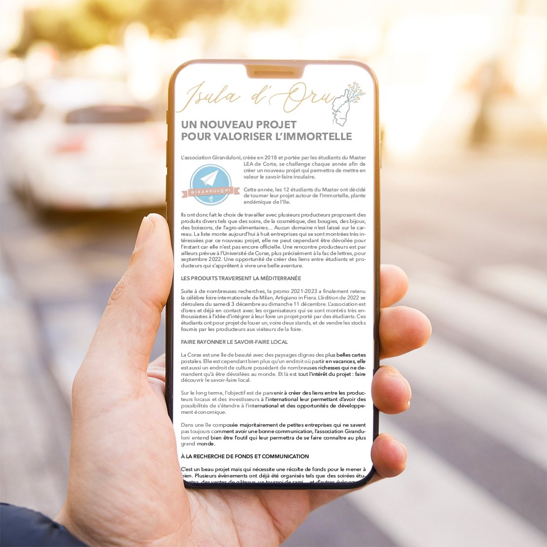 AssociuG's tweet photo. Merci au journal @Parla_Di_Voi pour cet article 🤩 Vous pouvez le retrouver en format papier sur Ajaccio ou en format numérique sur leur site https://t.co/fC4crgTM2G https://t.co/jHyC2zpIX9