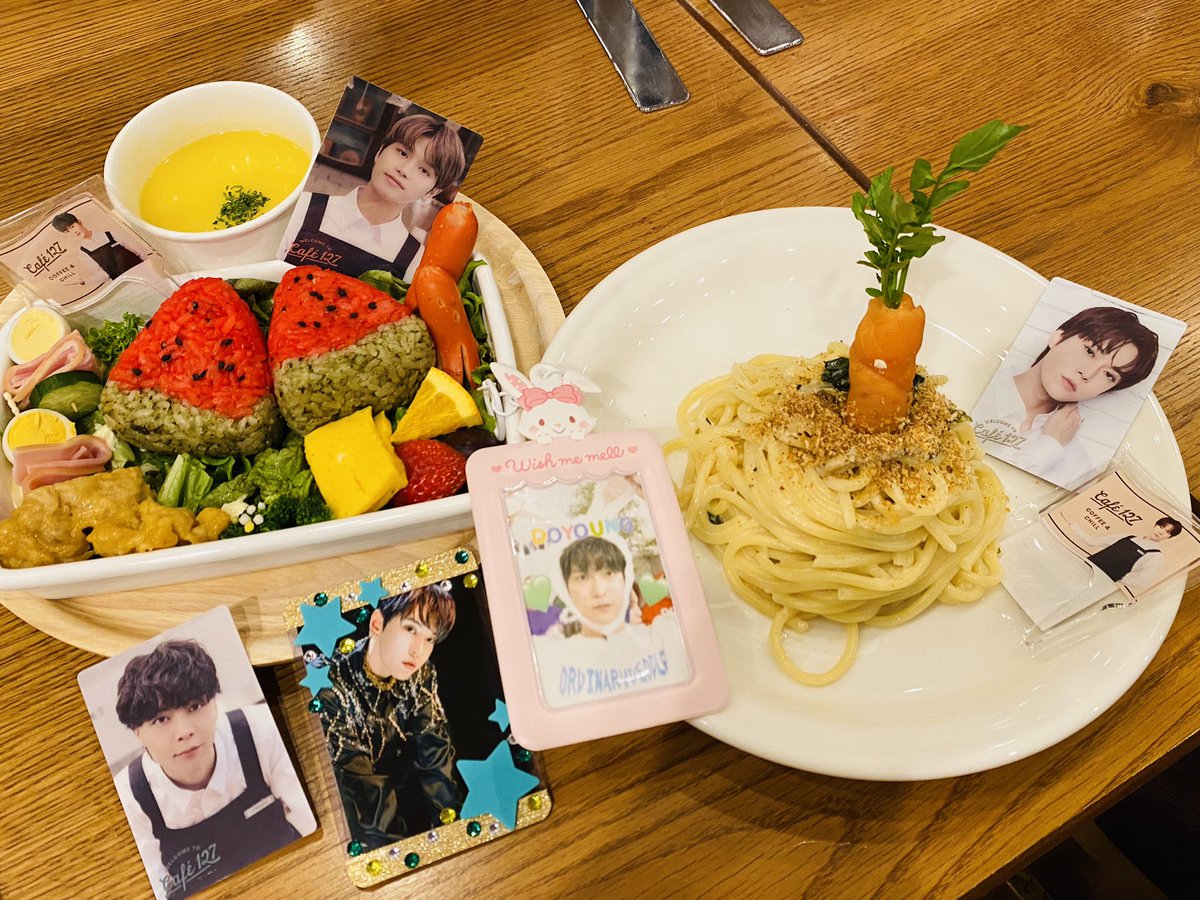 yuri_n_n_xxx5's tweet photo. 💚NCT Cafe💚
シズニーになって初めてのオタ活🥳
めちゃくちゃ幸せ空間だったー🥺💚
トレカもドヨン自引きヤッター🙌🐰💖
好きすきすきぴー( ˘ ³˘)♥
#nctcafe 
#cafe127 
#NCT127 https://t.co/WjhRm5kiVP