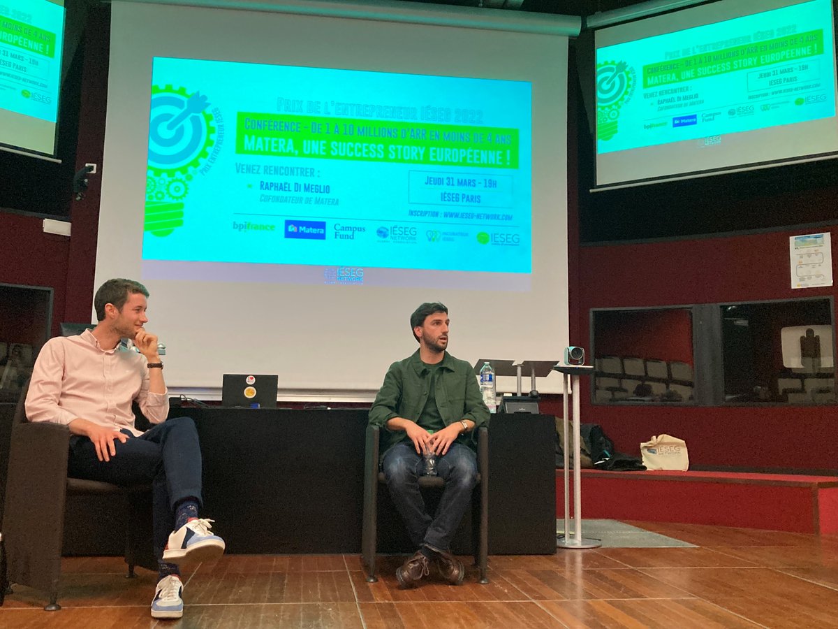 iesegnetwork's tweet photo. 🏆 Remise des #prix de l'#Entrepreneur #IESEG 2022 : #LunettesDeZac et #forESTIME récompensés ! 
👏Félicitations aussi aux autres finalistes et un grand merci à @Theo_Rbc et  Raphaël Di Meglio pour leur intervention !
#Contest #IESEGNetwork #Startup #Entrepreneurship https://t.co/ToU4eErqza