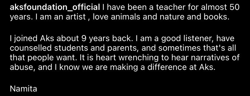 Namita.
Humans of Aks.