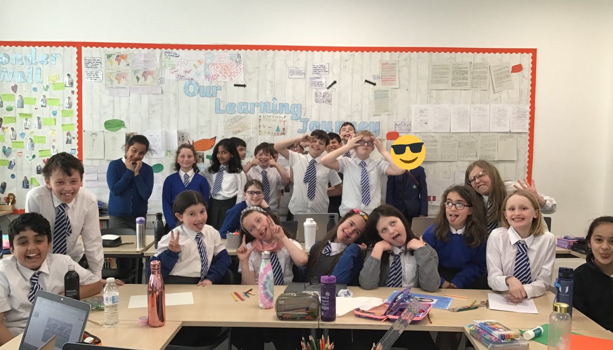 P6Calderwood's tweet photo. Primary 6 tried their best at their fake spelling test this morning and hunted for the elusive Lirpa Loof centipede 🐛. They pulled their own class pranks by quickly swapping seats, changing the language on a laptop and playing jokes on the teachers! #AprilFoolsDay https://t.co/VfMKFqBzKz