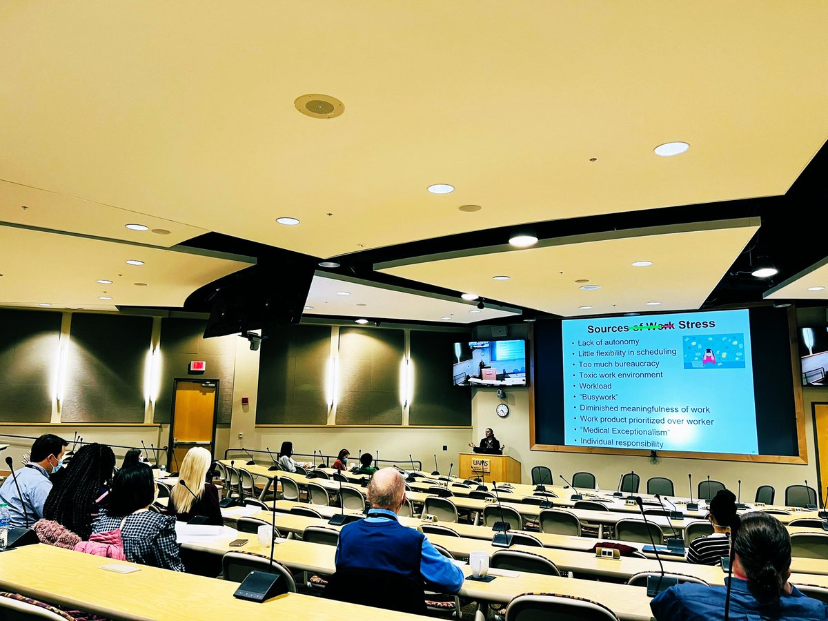 uamssuccess's tweet photo. Dr. Archana Chatterjee is presenting now at the Teach the Teacher Symposium! #AlwaysLearning #UAMS  #LifeWorkIntegration #UAMSSuccess https://t.co/vgDEKWylm6