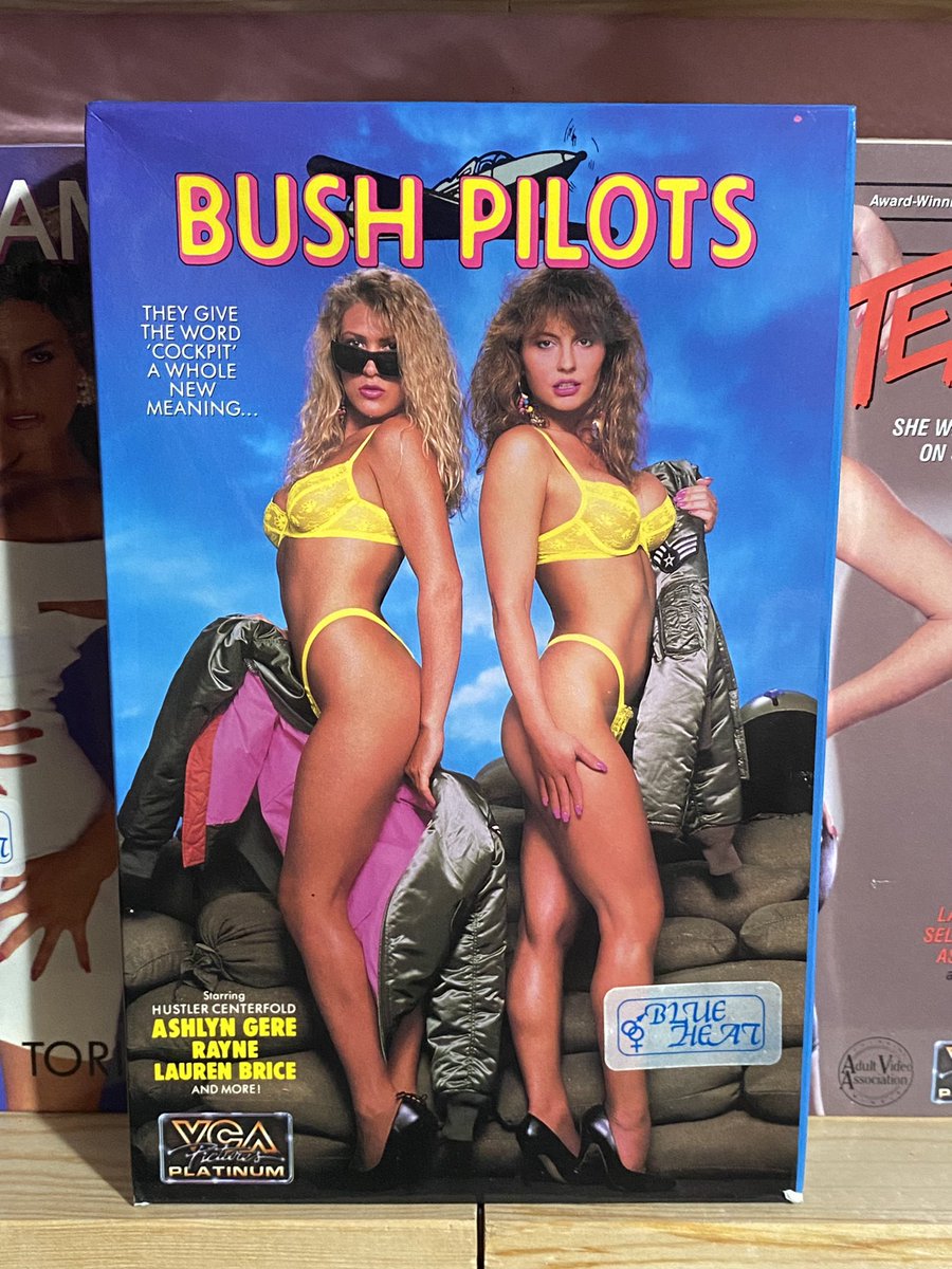 VideoClimax's tweet photo. Bush Pilots (1990)

#ashlyngere #rayne #laurenbrice #alexandraquinn #tiannataylor #tombyron #ricksavage #mikehorner #vca #vcapictures #vintageporn #retroporn #80sporn #vhsporn #vhs #90slingerie #80slingerie #80sbabes #90sbabes #bushpilots https://t.co/0fuiAPh9Oh