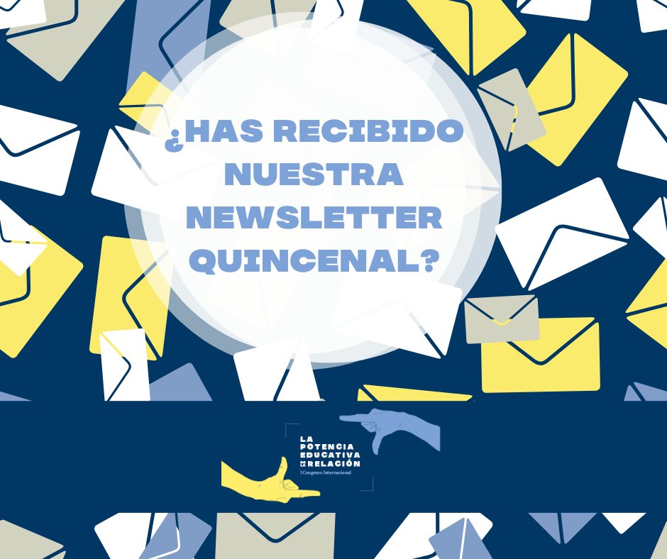Recibe nuestra Newsletter quincenal (mailchi.mp/4085e0377db4/i…) y no te pierdas nada sobre el Congreso: actualizaciones, vídeos, poenentes... Date de alta o envíanos un mail a congresolarelacion@ufv.es
<a href="/IAcompanamiento/">Instituto de Acompañamiento UFV</a> @UFVComunicacion  <a href="/ufvmadrid/">Universidad Francisco de Vitoria</a> <a href="/de_ufv/">Facultad de Educación y Psicología UFV</a> @HumanidadesUfv