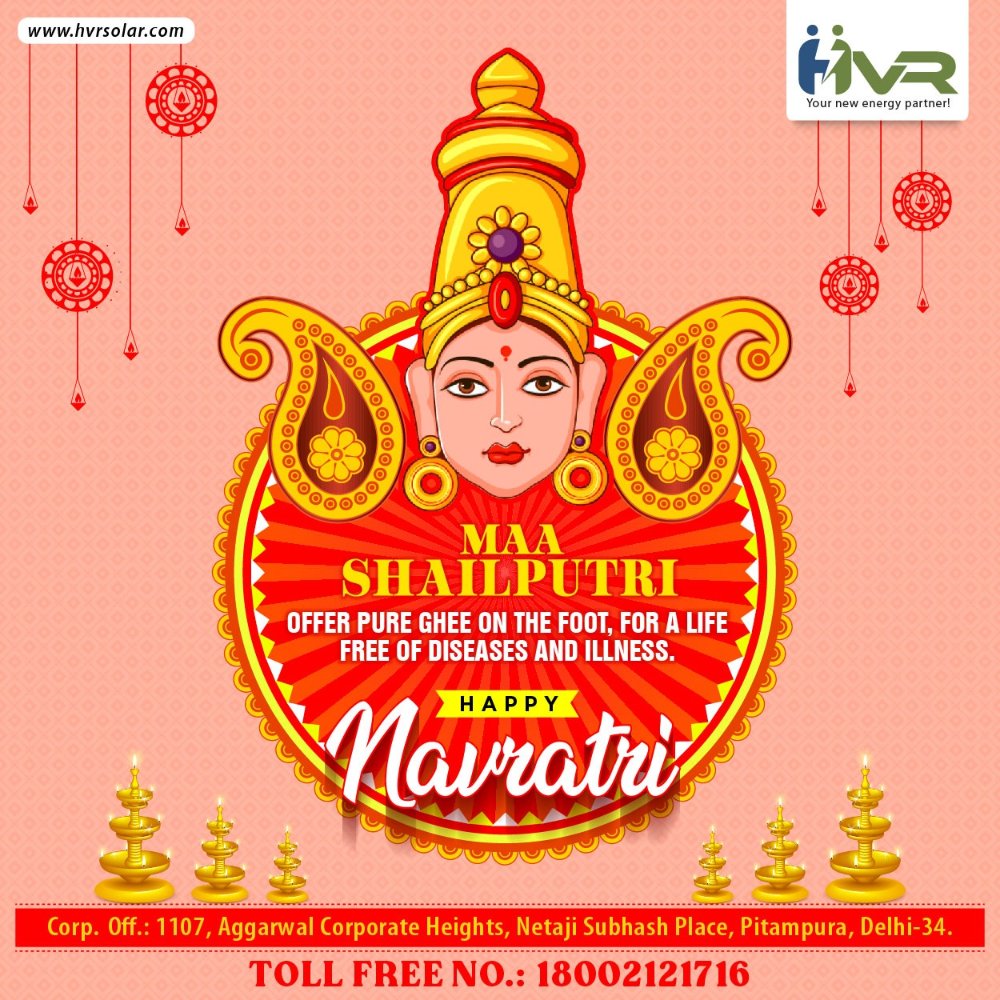 HVR_Solar's tweet photo. Hvr wishes you all a very Happy Navratri.
.
.
.
.
#HappyNavratri2022 #HappyNavratri #Navratri #NavratriSpecial #India #Durgapuja #Durga #Festival #JaiMataDi #Devi #Maa #MaaDurga #DurgaMaa #Hvr #HvrSolar https://t.co/I99d8PcqbK