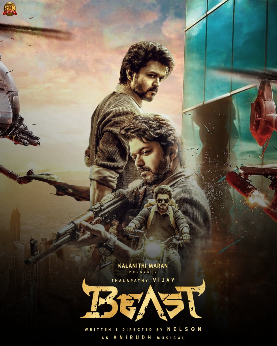Urumula_Dhora_'s tweet photo. #Beast Quick Poster Design😇

Hope You All Loved it All The Best From #Prabhas Fans To @actorvijay Fans💝

Idhu Beast Mode🔥

#BeastTeaser @BeastOffic 
#BeastModeON #BeastTrailerFromTomorrow https://t.co/CRru4wgCFd