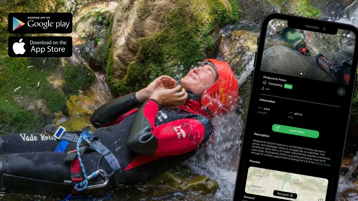 meanderbug's tweet image. New adventures in #Montenegro being added to the Meanderbug app every week. Download the app and start planning your adventure(S)!!!
#canyoning #adventuretime