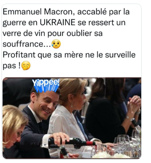 DanielBourhis's tweet image. CE QU IL Y A D INCROYABLE AVEC MACRON C EST  que dans les PIRES MOMENT  IL  ARROSE CA
Quant prendra t il conscience qu il  est un  des responsables de ce qu il se passe dans le MONDE #MacronMenteur #MacronMcKinsey  #MacronPfizer  JUSQU OU VA T IL OSER ALLER ?le pire est a venir