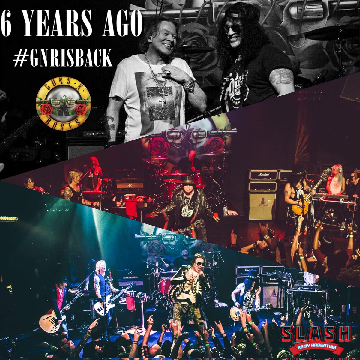 SlashArmy_ARG's tweet photo. Hace exactamente 6 años...
@TheTroubadour, West Hollywood, CA ⚡🎩🌹

📸: @KatBenzova

#gunsnroses #aprilfools #slash @slash #axlrose #duffmckagan #richardfortus #frankferrer #dizzyreed #melissareese #gnrisback #gnr #gnfnr #notinthislifetime #shotbykat #troubadour #westhollywood https://t.co/UKmsc3q0oO