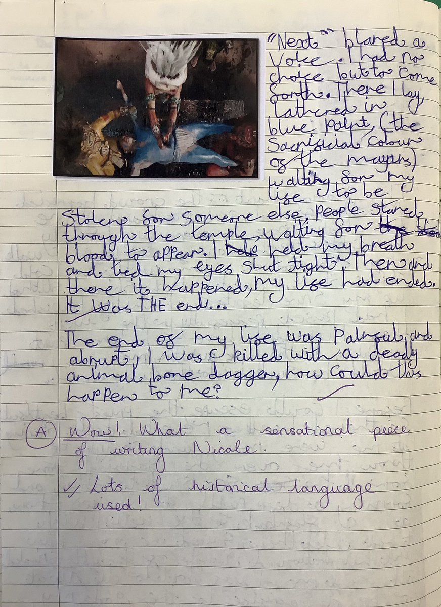 A trip to the vending machine was in order for this Year 5 superstar after reading her AMAZING writing based on Mayan sacrifice. Well done! #sjsbwriting #sjsbreading #sjsbhistory