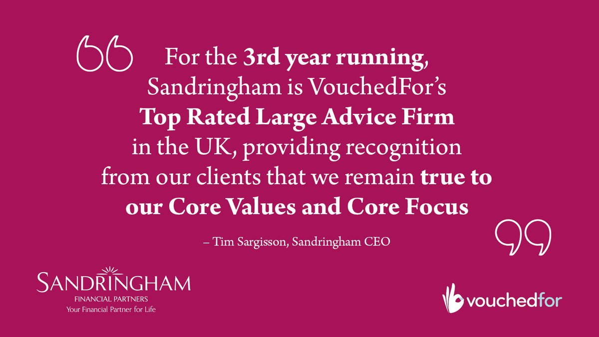 We’re delighted to have been listed as the largest Top Rated Firm by <a href="/VouchedFor/">VouchedFor</a> for the third year running! Read our new article to find out what it is about our market-leading #client #service that clients rate so highly: client.sandringham.co.uk/2022/04/01/san…